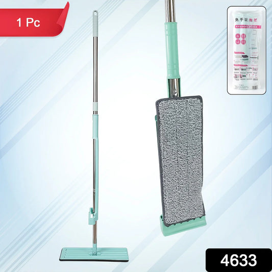 Multi-Surface Flat Mop: 360° Rotation for Hardwood, Tile, and Walls