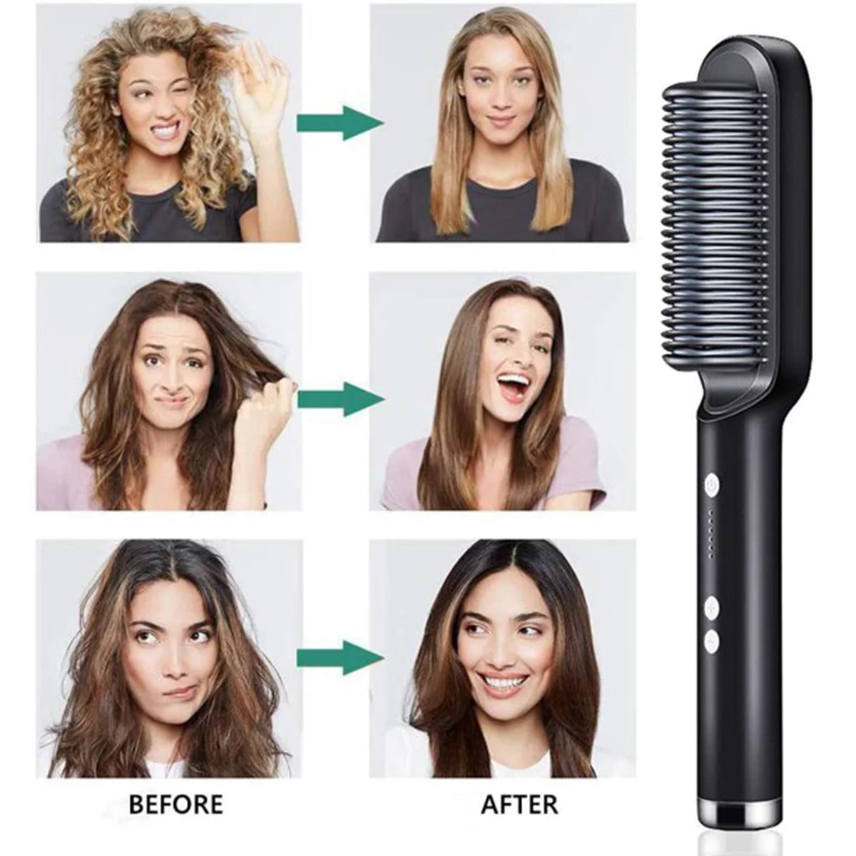 The Keratin-Guard Pro Straightening Brush